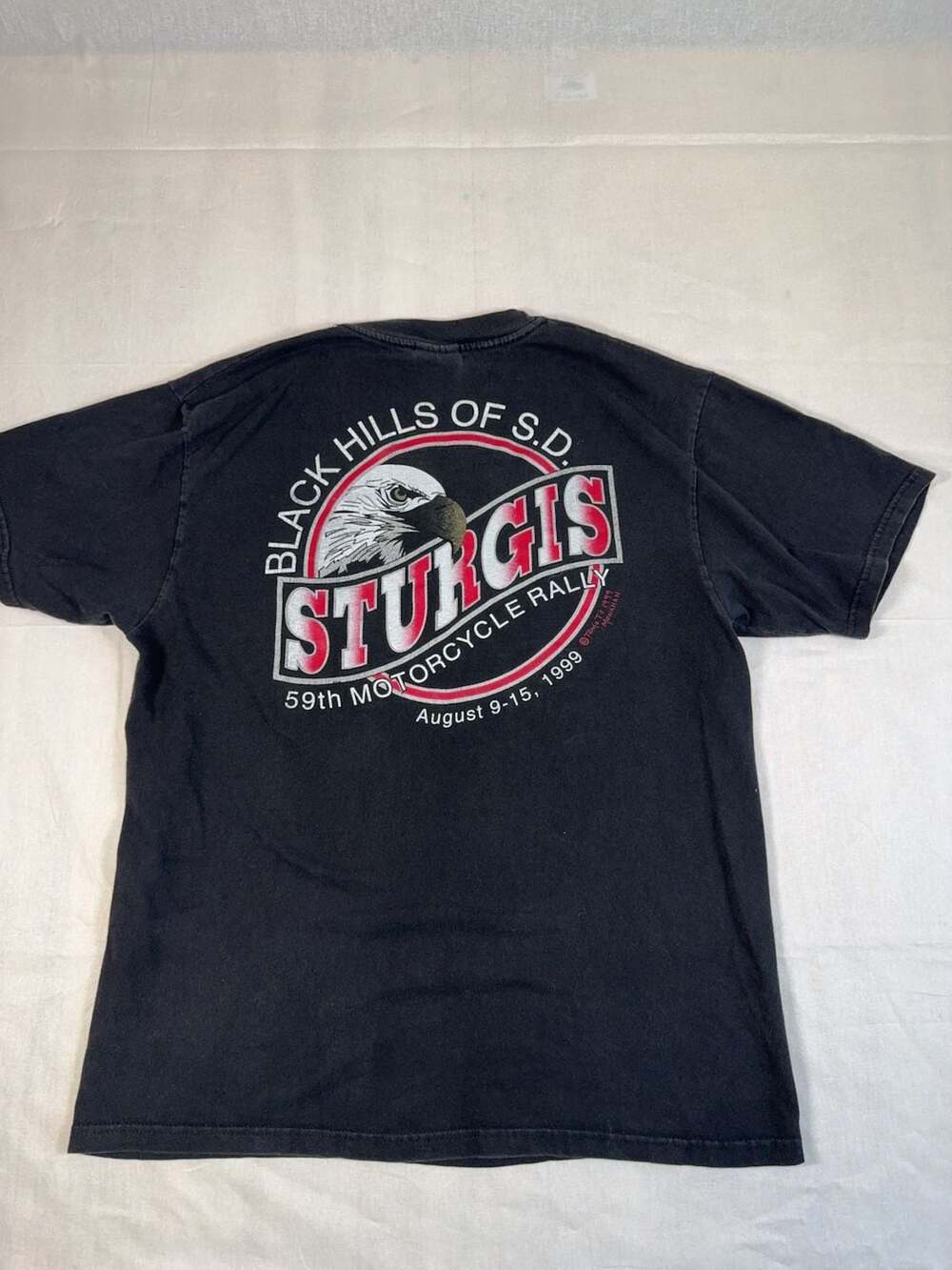 Vintage 1999 Sturgis Black Hills Motor Classic T-Shirt Size Large - Picture 6 of 7
